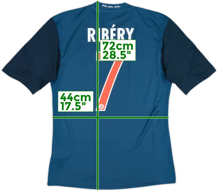 2013-14 Bayern Munich Third Shirt Ribery #7 - 10/10 - (S)