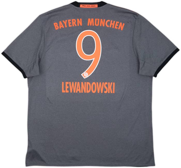 2016-17 Bayern Munich Away Shirt Lewandowski #9 - 9/10 - (XL)