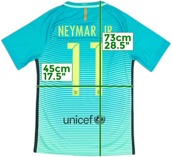 2016-17 Barcelona Third Shirt Neymar Jr #11 - 8/10 - (S)