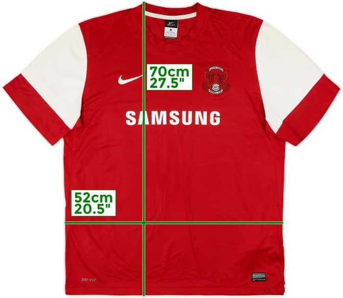 2012-13 Leyton Orient Home Shirt - 5/10 - (XL)