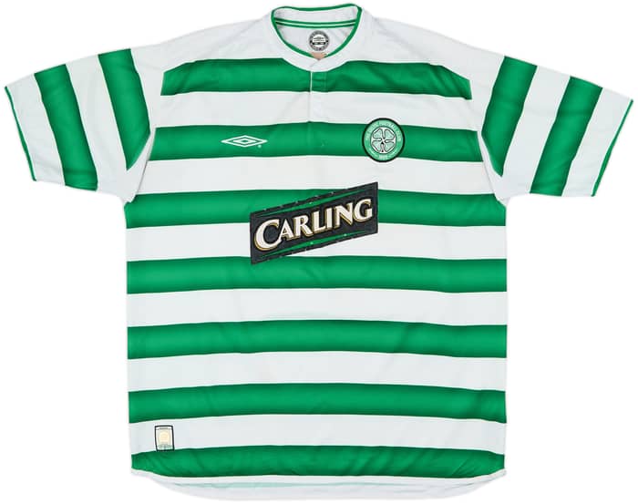 2003-04 Celtic Home Shirt Larsson #7 - 5/10 - (XL)
