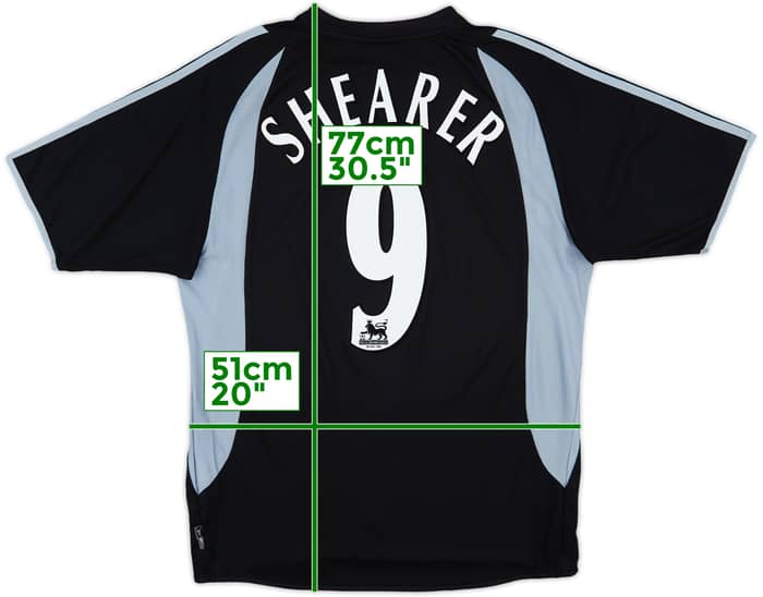 2003-04 Newcastle Away Shirt Shearer #9 - 6/10 - (M)