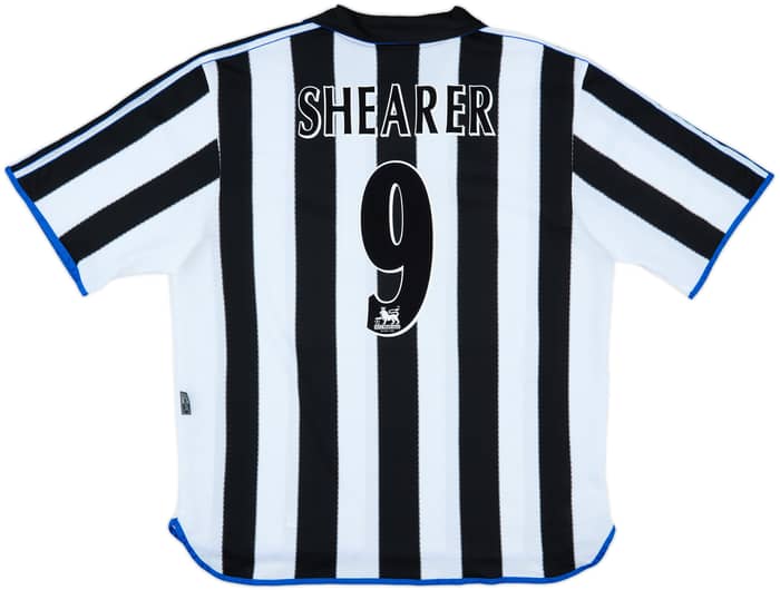 2000-01 Newcastle Home Shirt Shearer #9 - 8/10 - (XXL)