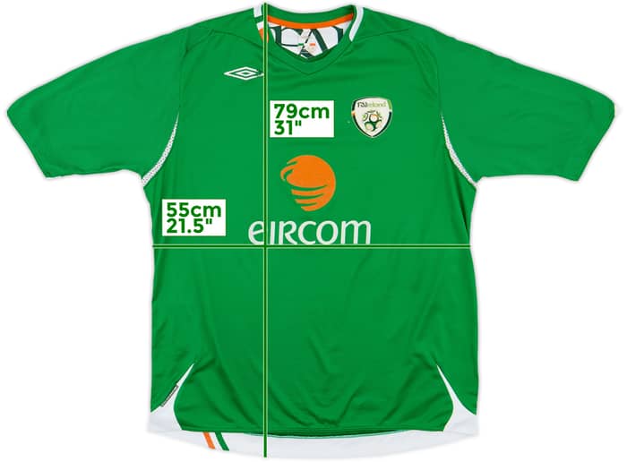 2008-10 Ireland Home Shirt - 7/10 - (XL)