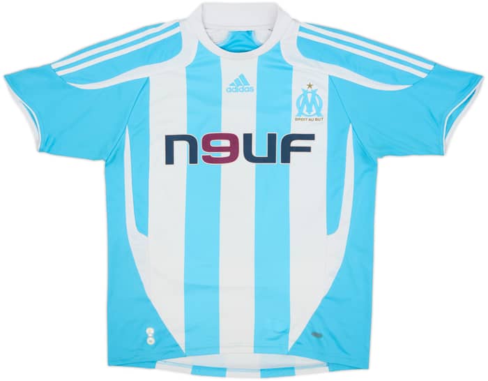 2007-08 Olympique Marseille Away Shirt Cisse #9 - 6/10 - (XL.Boys)