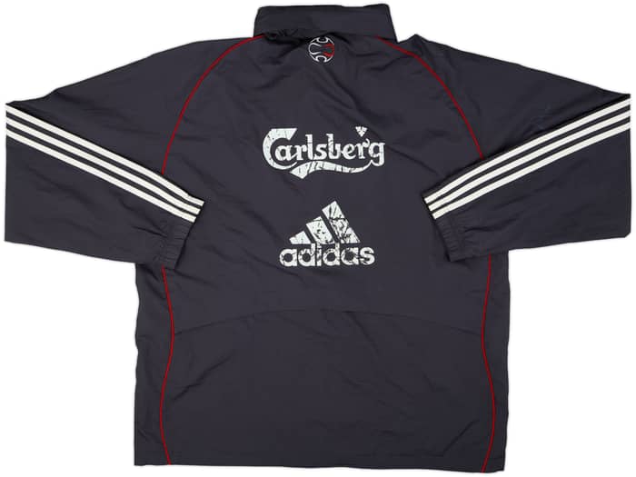 2006-07 Liverpool adidas Hooded Rain Jacket - 6/10 - (L/XL)