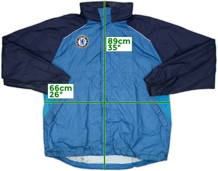 2006-07 adidas Hooded Rain Jacket (Chelsea) - 4/10 - (XL)