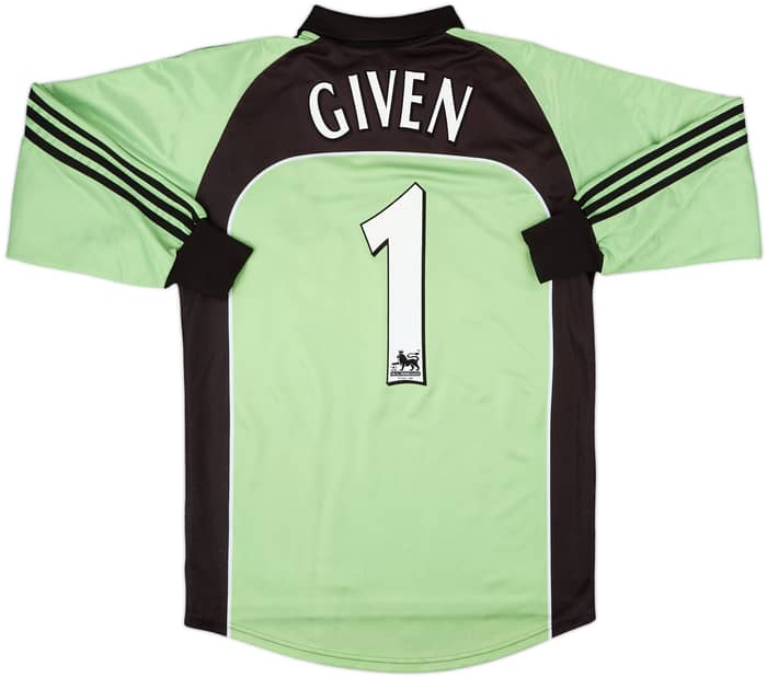 2000-01 Newcastle GK Shirt Given #1 - 6/10 - (S)
