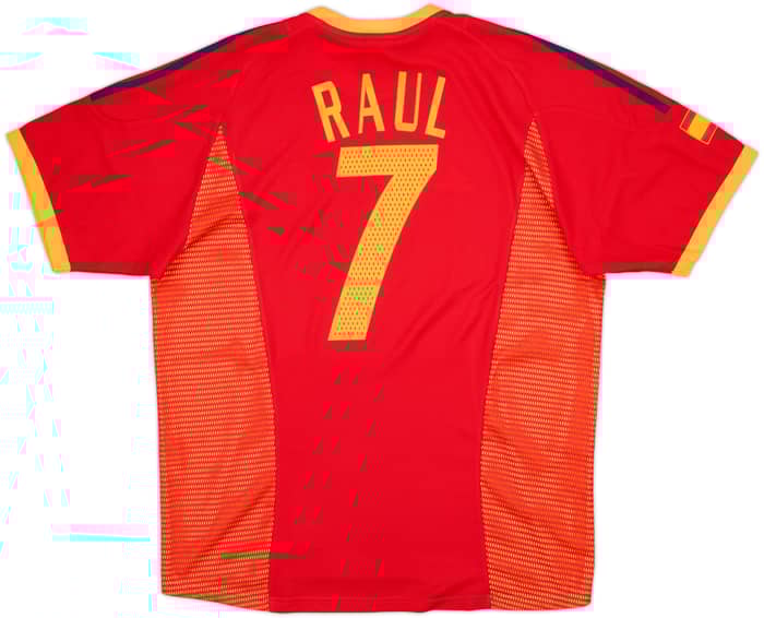 2002-04 Spain Home Shirt Raul #7 (L)