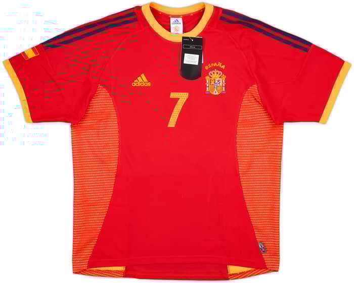 2002-04 Spain Home Shirt Raul #7 (L)