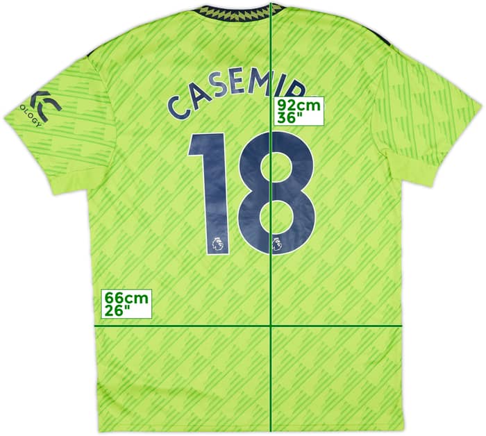 2022-23 Manchester United Tercera Camiseta Casemiro #18 - 10/10 - (XL)