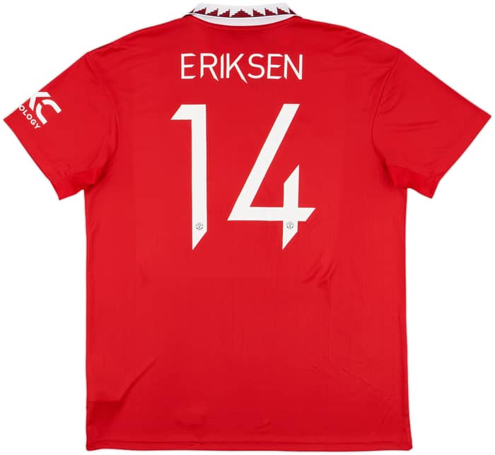 2022-23 Manchester United Home Shirt Eriksen #14 - 10/10 - (XL)