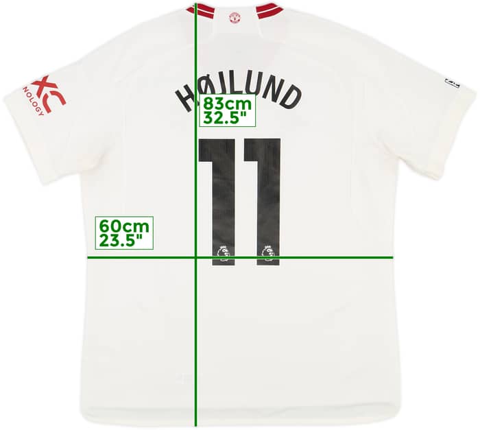 2023-24 Manchester United Third Shirt Højlund #11 - 10/10 - (XL)