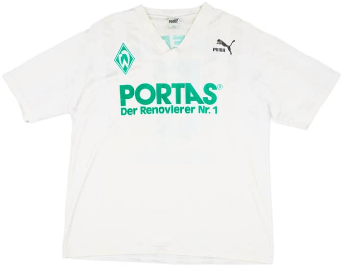 1990-92 Werder Bremen Match Issue Home Shirt #5