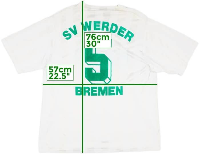 1990-92 Werder Bremen Match Issue Home Shirt #5