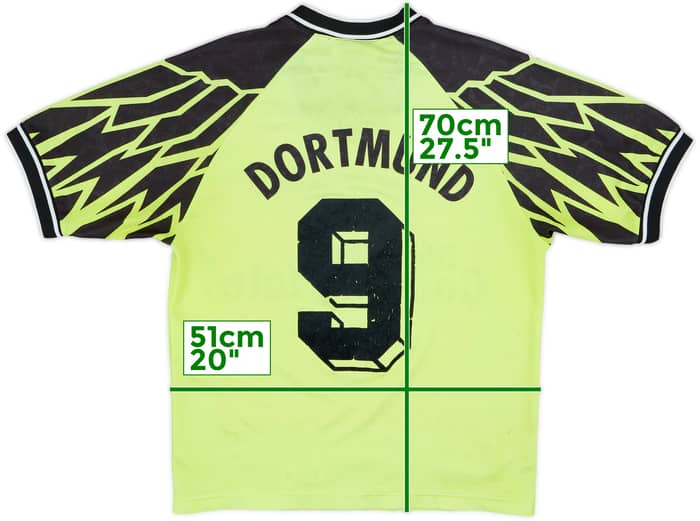 1994-95 Borussia Dortmund Home Shirt #9 - 5/10 - (M)
