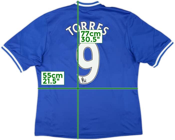 2013-14 Chelsea Home Shirt Torres #9 - 7/10 - (XL)