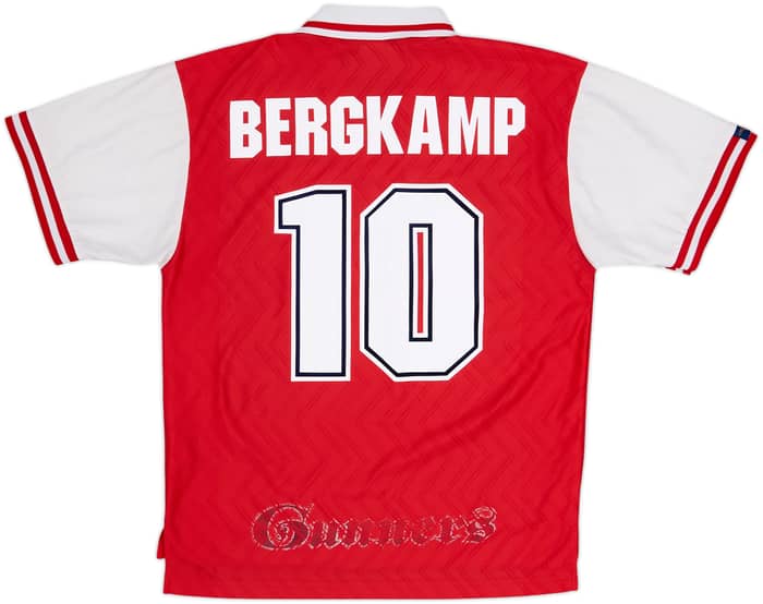 Camiseta de local del Arsenal 1996-98 Bergkamp #10 - 6/10 - (XL)