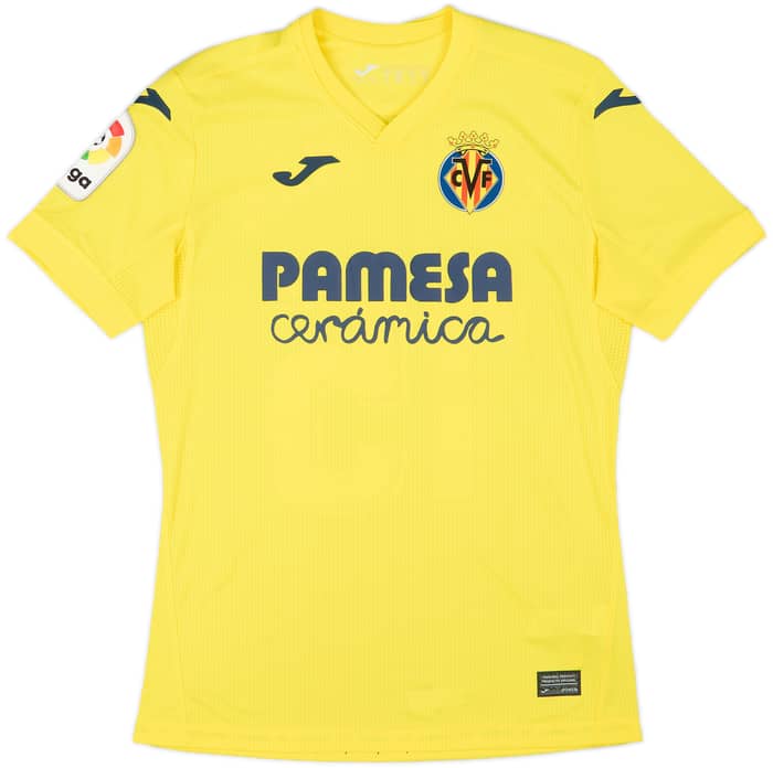 2020-21 Villarreal Home Shirt Estupinan #15 - 8/10 - (S)