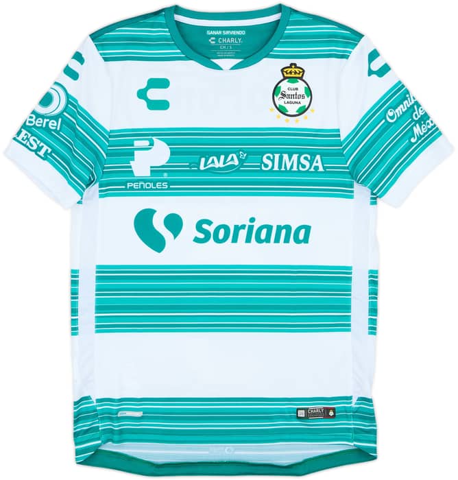 2020-21 Santos Laguna Home Shirt F.Torres #5 - 8/10 - (S)