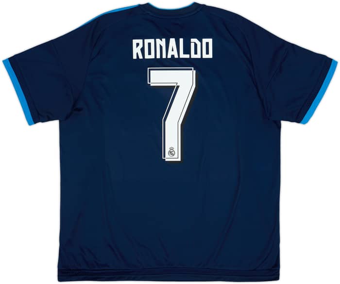 2015-16 Real Madrid Third Shirt Ronaldo #7 - 9/10 - (XL)