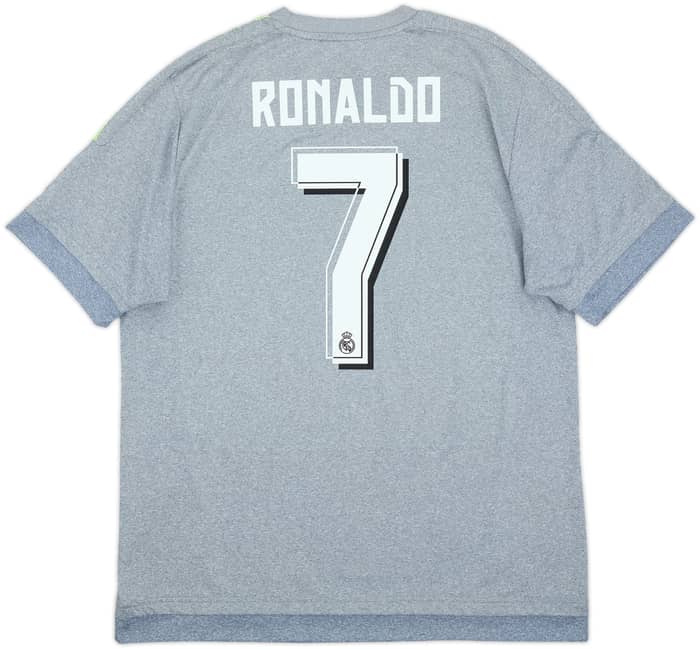 2015-16 Real Madrid Away Shirt Ronaldo #7 - 7/10 - (L)
