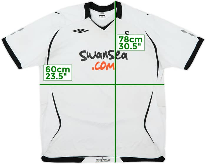 2008-09 Swansea Home Shirt - 5/10 - (XXL)