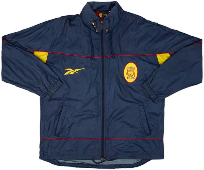 1997-98 Liverpool Reebok Hooded Rain Jacket - 9/10 - (L)