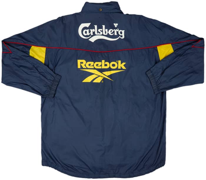 1997-98 Liverpool Reebok Hooded Rain Jacket - 9/10 - (L)