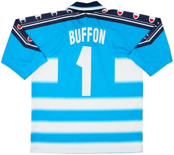 1999-00 Parma GK S/S Shirt Buffon #1 - 7/10 - (M)
