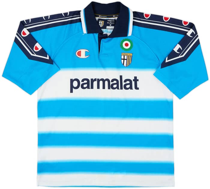 1999-00 Parma GK S/S Shirt Buffon #1 - 7/10 - (M)