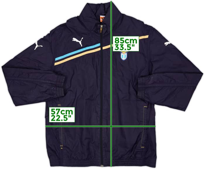 2011-12 Lazio Puma Hooded Rain Jacket - 6/10 - (L)