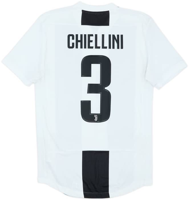 Camiseta auténtica de local del Juventus 2018-19 Chiellini #3 - 8/10 - (S)