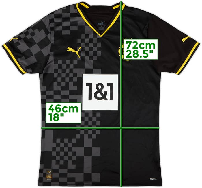 2022-23 Borussia Dortmund Away Shirt - 9/10 - (S)
