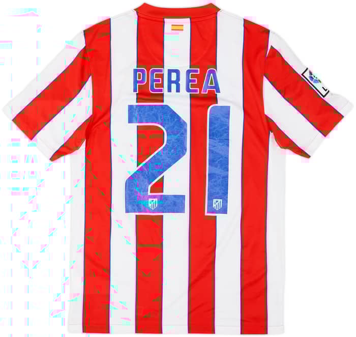 2011-12 Atletico Madrid Home Shirt Perea #21 - 6/10 - (S)