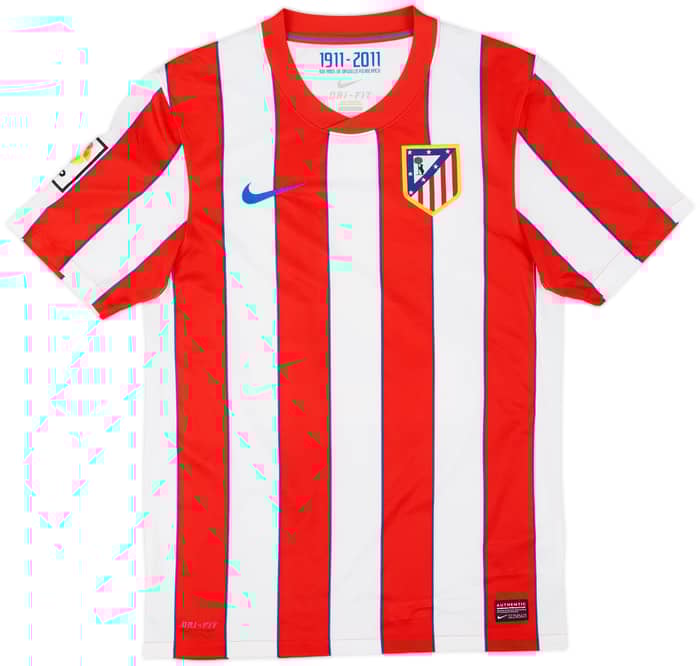 2011-12 Atletico Madrid Home Shirt Perea #21 - 6/10 - (S)