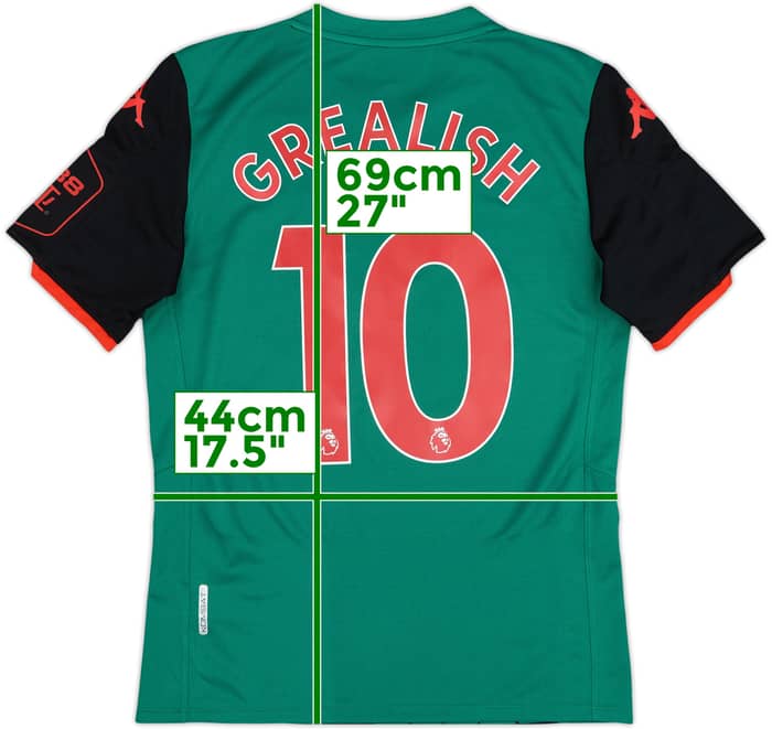 2019-20 Aston Villa Third Shirt Grealish #10 - 8/10 - (S)