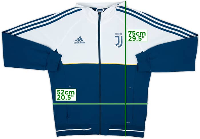 2017-18 Juventus adidas Hooded Track Jacket - 8/10 - (L)