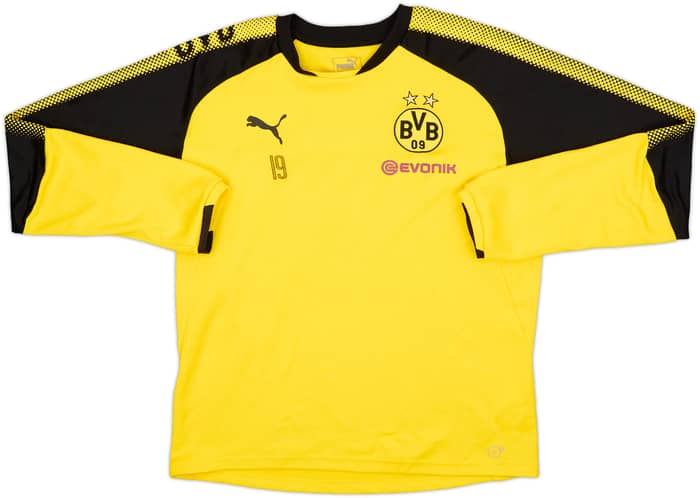 2017-18 Borussia Dortmund Puma Player Issue Sweat Top #19 - 8/10 - (M)