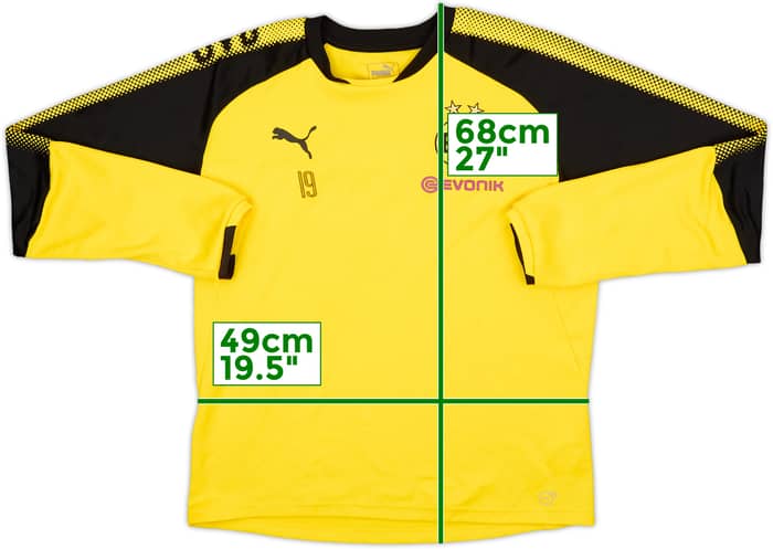 2017-18 Borussia Dortmund Puma Player Issue Sweat Top #19 - 8/10 - (M)
