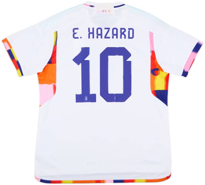 2022-23 Belgium Away Shirt E.Hazard #10 - 9/10 - (XL)