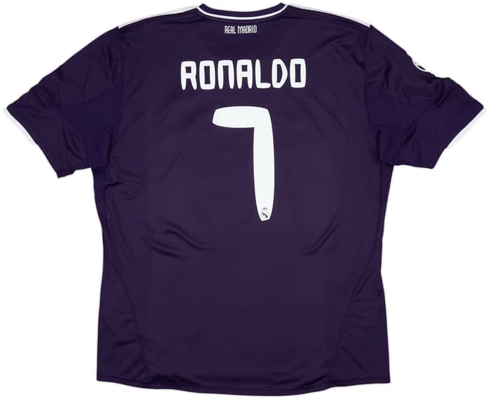 2010-11 Real Madrid CL Third Shirt Ronaldo #7 - 9/10 - (XXL)