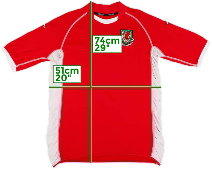 2002-04 Wales Home Shirt - 8/10 - (L)