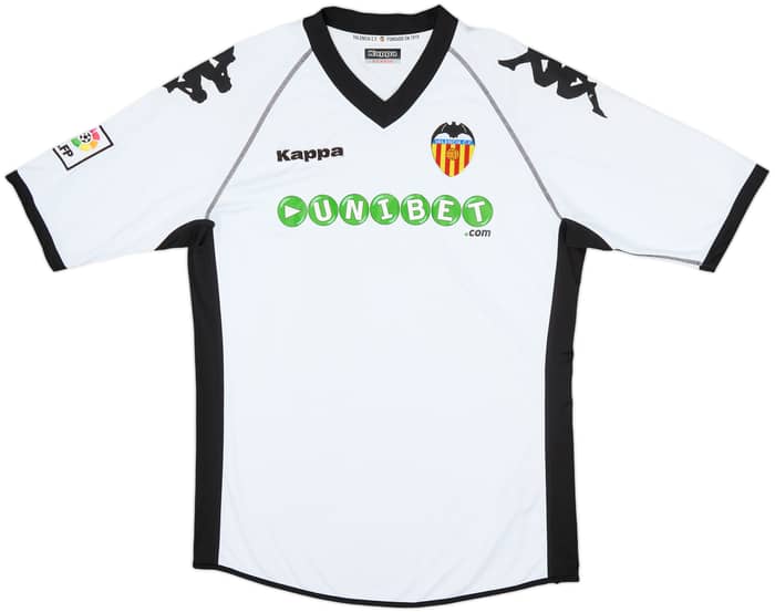 2010-11 Valencia Home Shirt - 6/10 - (XL)