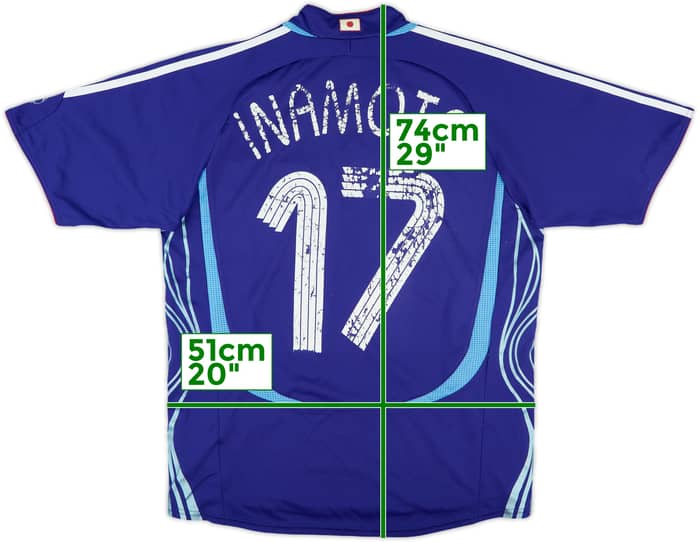 2006-08 Japan Home Shirt Inamoto #17 - 4/10 - (S)
