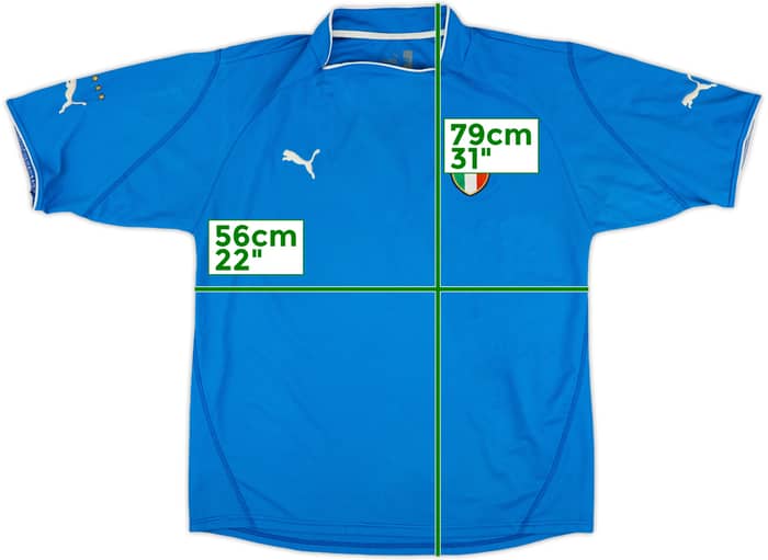2003-04 Italy Home Shirt - 6/10 - (XL)