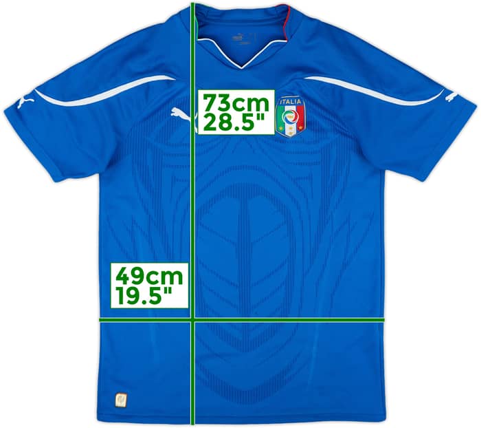 2010-12 Italy Home Shirt - 8/10 - (S)