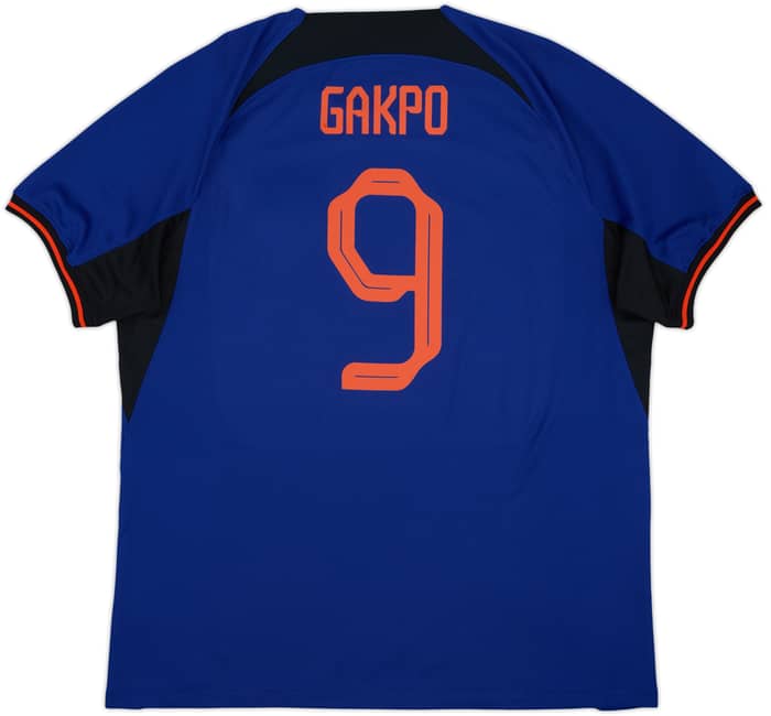 2022-23 Netherlands Away Shirt Gakpo #9 - 10/10 - (XL)