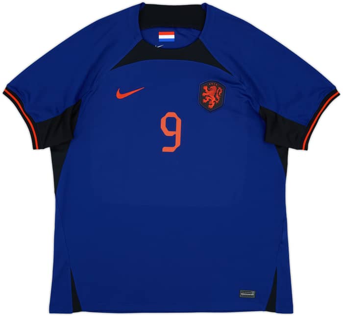 2022-23 Netherlands Away Shirt Gakpo #9 - 10/10 - (XL)