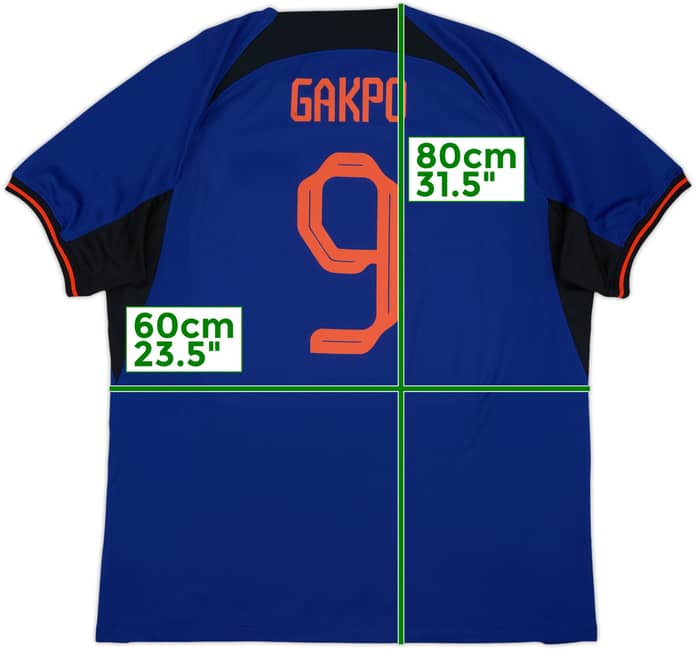 2022-23 Netherlands Away Shirt Gakpo #9 - 10/10 - (XL)